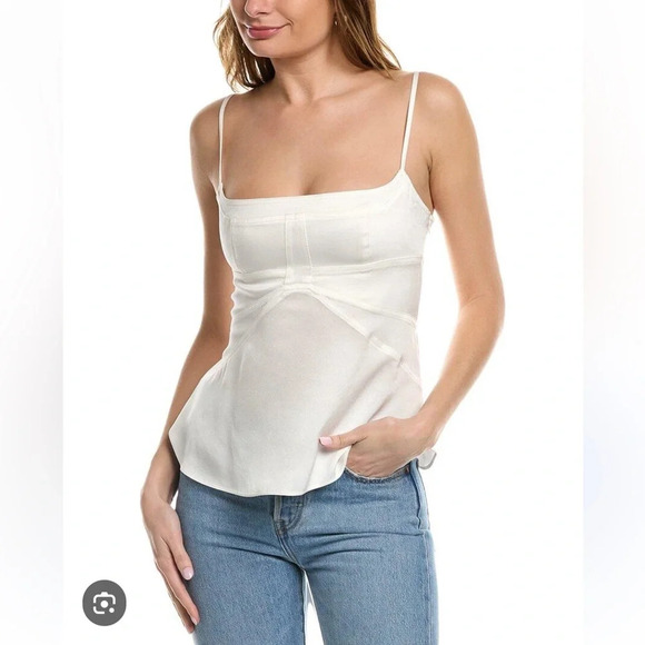 A.L.C. Harlow Top In Off White Size 10 - Picture 12 of 12